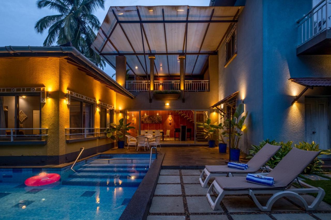 Beach 7 Mins Walk Luxury Villa Diva Calangute Exterior foto